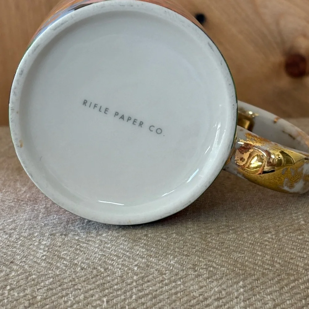 RIFLE PAPER CO. Marguerite Porcelain Mug